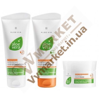Алоэ Вера Набор для восстанавления и ухода за волосами (Aloe Vera Nutri-Repair Hair Care set), LR с доставкой вся Украина